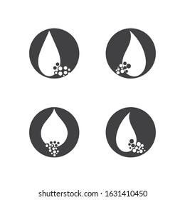 Water drop Logo Template vector illustration design