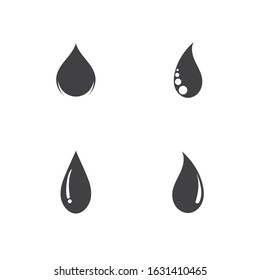 Water drop Logo Template vector illustration design
