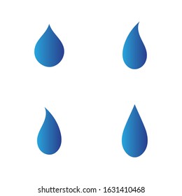 Water drop Logo Template vector illustration design
