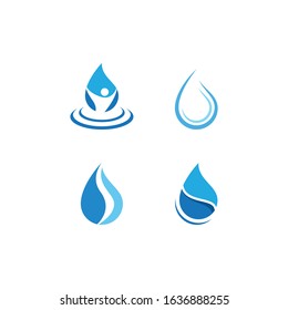 water drop Logo Template vector illustration