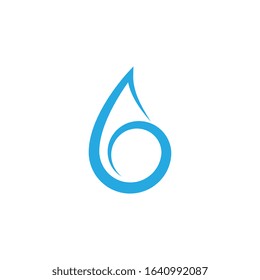 Water drop Logo Template vector illustration design