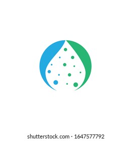 water drop Logo Template vector illustration design