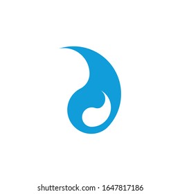 Water drop Logo Template vector illustration design.