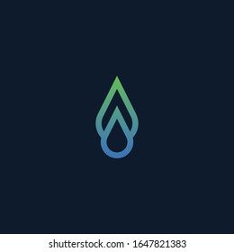 Water drop Logo Template vector illustration design.