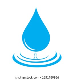 water drop Logo Template vector illustration design