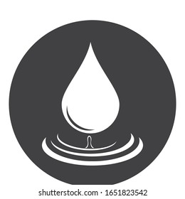 water drop Logo Template vector illustration design