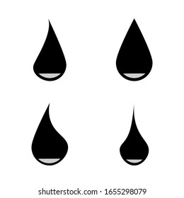 Water drop Logo Template vector illustration design on white background. vector eps 10