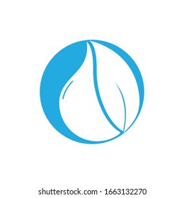 Water drop Logo Template vector illustration design