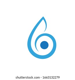 Water drop Logo Template vector illustration design