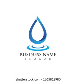 water drop Logo Template vector illustration