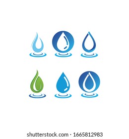 water drop Logo Template vector illustration