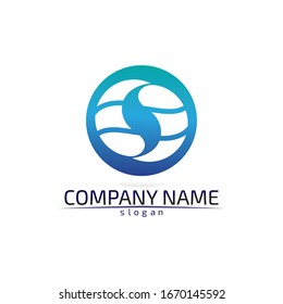 water drop Logo Template vector illustration design
