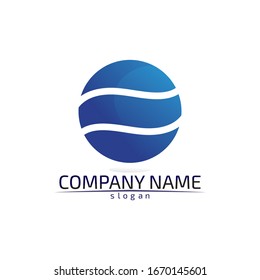 water drop Logo Template vector illustration design
