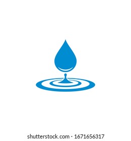 water drop Logo Template vector illustration design