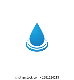 water drop Logo Template vector illustration design