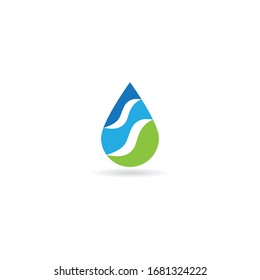 water drop Logo Template vector illustration design