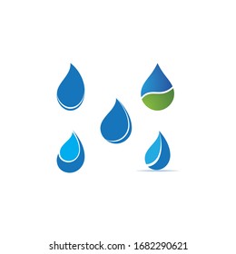 water drop Logo Template vector illustration design