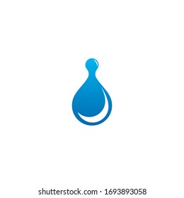 Water drop Logo template vector design