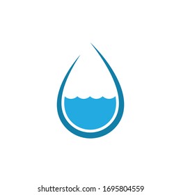 water drop Logo Template vector illustration design