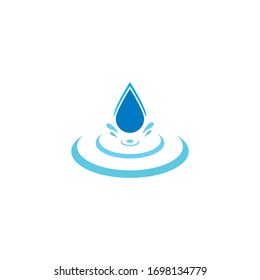 Water Drop Logo template vector icon illustration design 