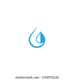 Water drop Logo Template vector illustration design