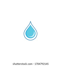 Water drop Logo Template vector illustration design