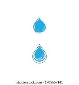 Water drop Logo Template vector illustration design