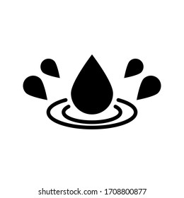 Water drop Logo Template vector illustration design on white background. eps 10
