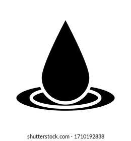 Water drop Logo Template vector illustration design on white background. eps 10