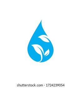 water drop Logo Template vector illustration design