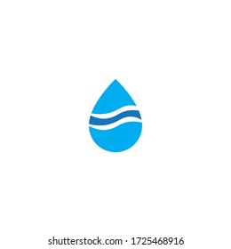water drop Logo Template vector illustration design