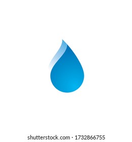 Water drop Logo template vector design