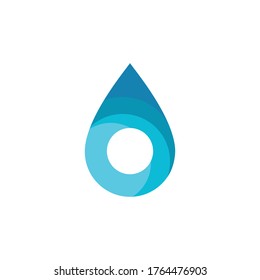 water drop Logo Template vector illustration design