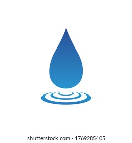 Water drop Logo Template vector illustration design
