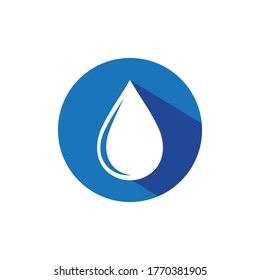 Water drop Logo Template vector illustration design