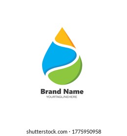 water drop Logo Template vector illustration design