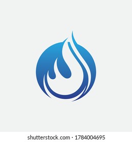 Water drop Logo Template vector illustration design