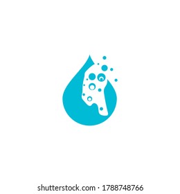 Water drop Logo Template vector illustration design