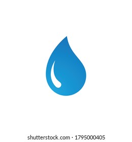 diseño de ilustraciones vectoriales de plantillas de logotipo de caída de agua