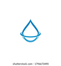 Water Drop Logo template vector icon illustration design 