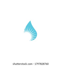 Water drop Logo Template vector illustration design