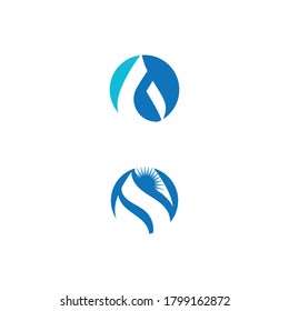 Water drop Logo Template vector illustration design