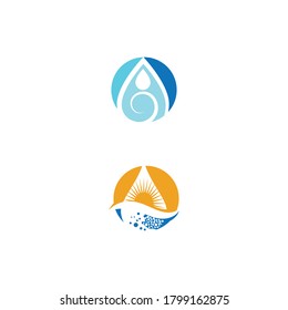 Water drop Logo Template vector illustration design