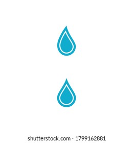 Water drop Logo Template vector illustration design