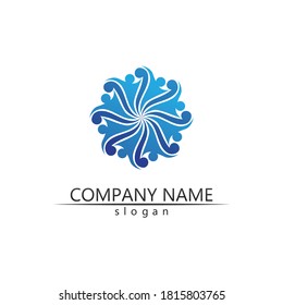 Water drop Logo Template vector illustration design