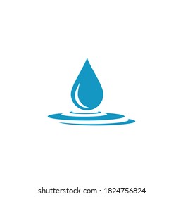Water drop Logo Template vector illustration design