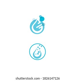 Water drop Logo Template vector illustration design