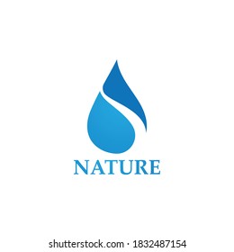 Water drop Logo Template vector illustration design