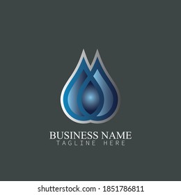 water drop Logo Template vector illustration