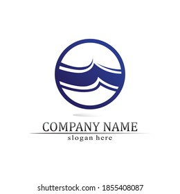 Water drop Logo Template vector illustration design